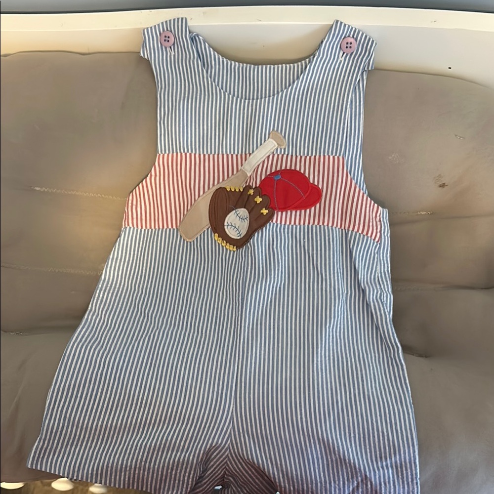 Baseball Baby Romper